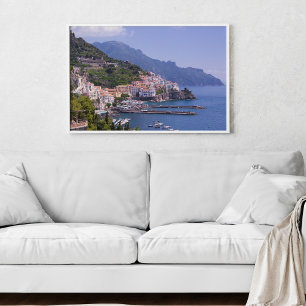 stad Amalfi Poster Italië