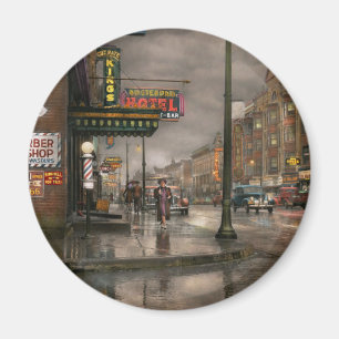 Stad - Amsterdam NY - Bel 666 voor Taxi 1941 Magneet