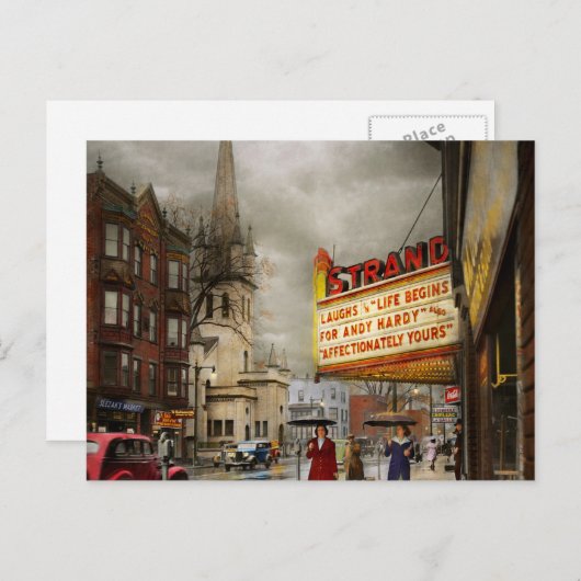 Stad - Amsterdam nY - Het leven begint in 1941 Briefkaart (Voorkant / Achterkant)