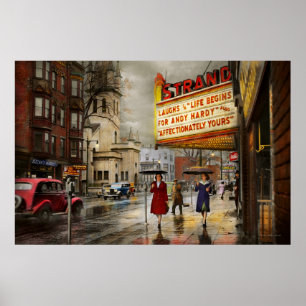 Stad - Amsterdam NY - Leven begint 1941 Poster