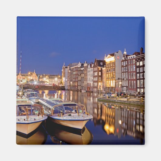 Stad Amsterdam van Night Magneet (Voorkant)