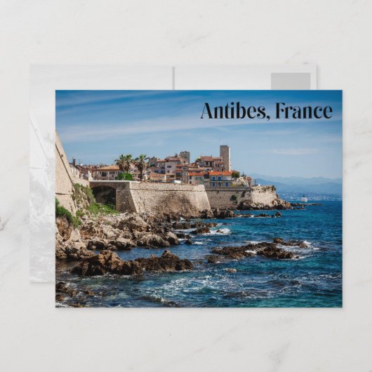 Stad Antibes, Briefkaart Frankrijk (Voorkant / Achterkant)