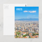 Stad Athene, Griekenland Briefkaart (Voorkant / Achterkant)