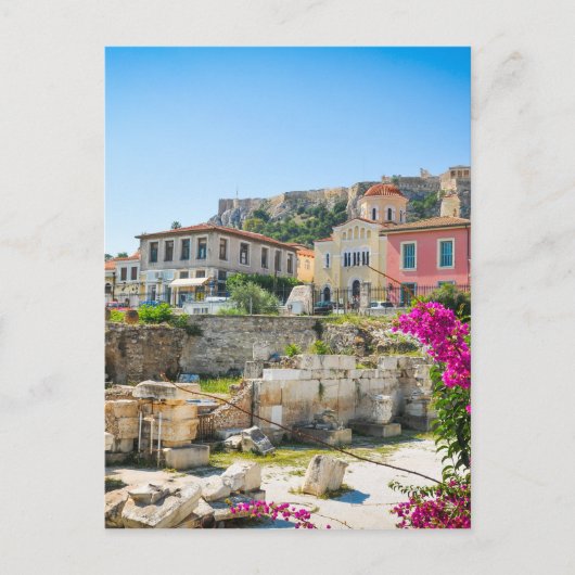 Stad Athene, Griekenland Briefkaart (Voorkant)