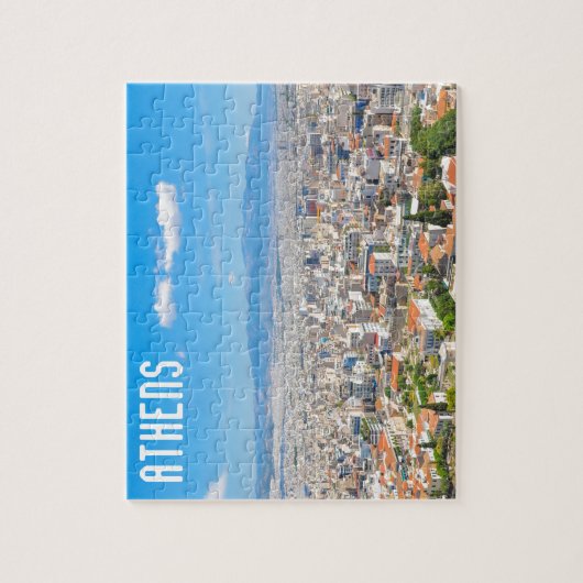 Stad Athene, Griekenland Legpuzzel (Verticaal)