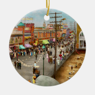Stad - Atlantic City NJ - Steel Pier 1909 Keramisch Ornament