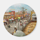 Stad - Atlantic City NJ - Steel Pier 1909 Magneet (Voorkant)