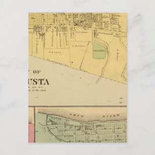 Stad Augusta met Tietzville, Foster Briefkaart