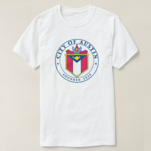 Stad Austin Officieel zegel T-Shirt