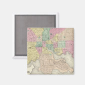 Stad Baltimore Maryland Magneet (Voorkant / Achterkant)