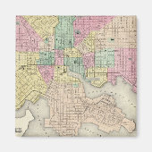 Stad Baltimore Maryland Magneet (Voorkant)