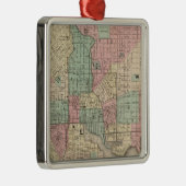 Stad Baltimore, Maryland Metalen Ornament (Rechts)