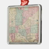 Stad Baltimore, Maryland Metalen Ornament (Links)