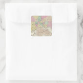 Stad Baltimore Maryland Vierkante Sticker (Tas)