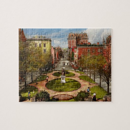 Stad - Baltimore MD - Een wandeling in het park 19 Legpuzzel (Horizontaal)