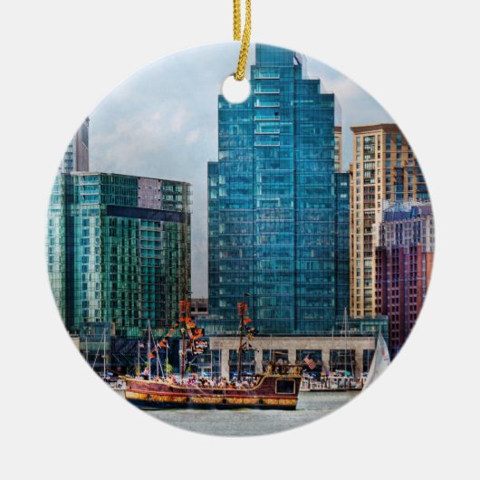 Stad - Baltimore MD - Harbor oost Keramisch Ornament (Voorkant)