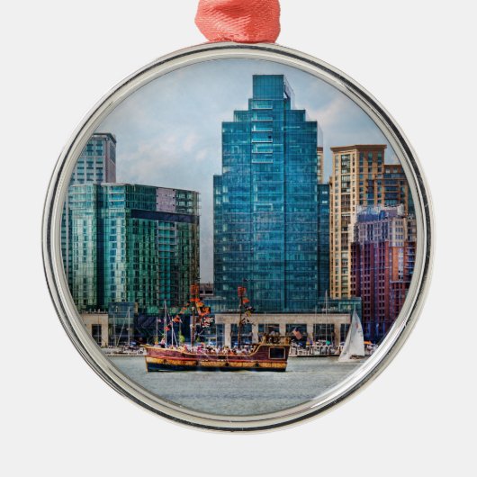 Stad - Baltimore MD - Harbor oost Metalen Ornament (Voorkant)