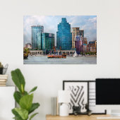 Stad - Baltimore MD - Harbor oost Poster (Thuiskantoor)