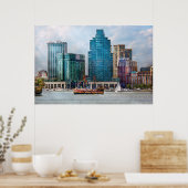 Stad - Baltimore MD - Harbor oost Poster (Keuken)