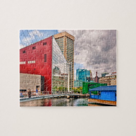 Stad - Baltimore MD - Harbor Place - Toekomstige S Legpuzzel (Horizontaal)