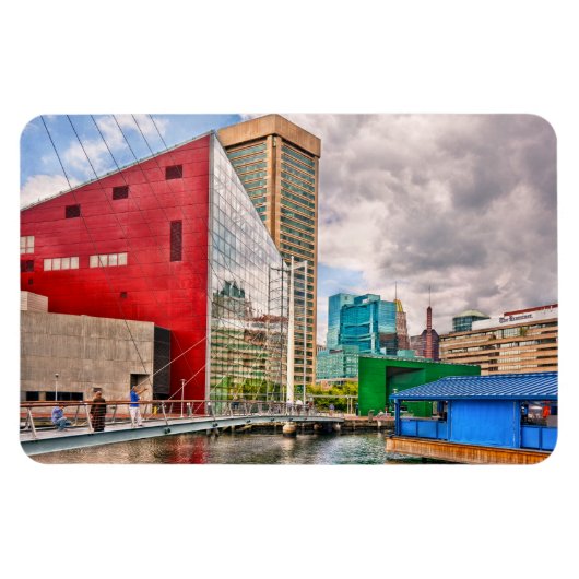 Stad - Baltimore MD - Harbor Place - Toekomstige S Magneet (Horizontaal)
