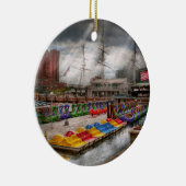 Stad - Baltimore MD - Modern Maryland Keramisch Ornament (Rechts)