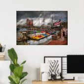 Stad - Baltimore MD - Modern Maryland Poster (Thuiskantoor)