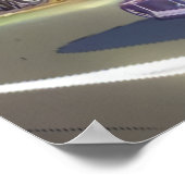 Stad Bars en Casinos | AI Art Poster (Hoek)