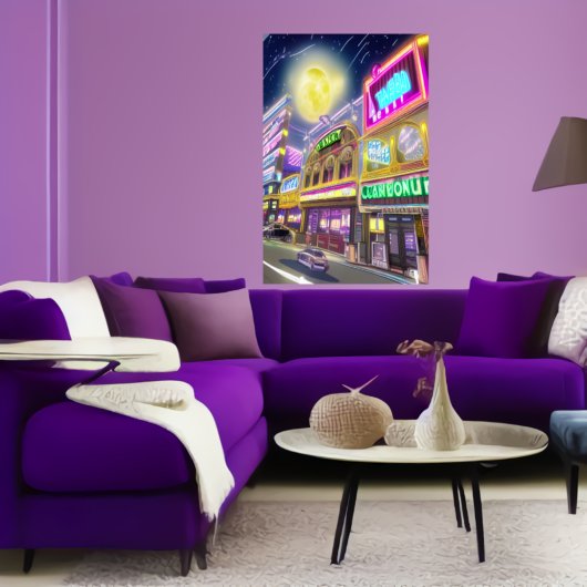 Stad Bars en Casinos | AI Art Poster