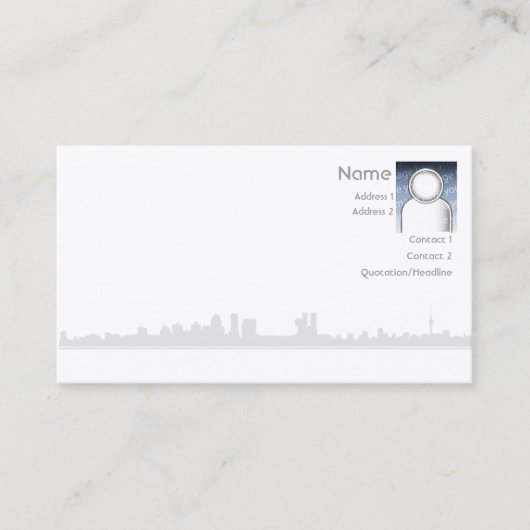 Stad - Bedrijf Visitekaartje (Voorkant)