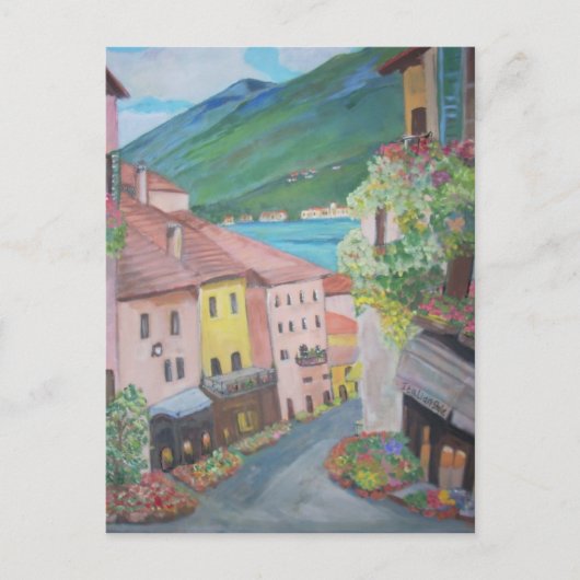 stad Bellagio, Italië Briefkaart (Voorkant)