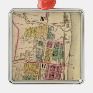 Stad Bellaire, Ohio Metalen Ornament
