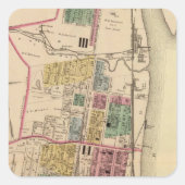 Stad Bellaire, Ohio Vierkante Sticker (Voorkant)