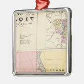 Stad Beloit, Rock Co en Shullsburg Metalen Ornament (Links)