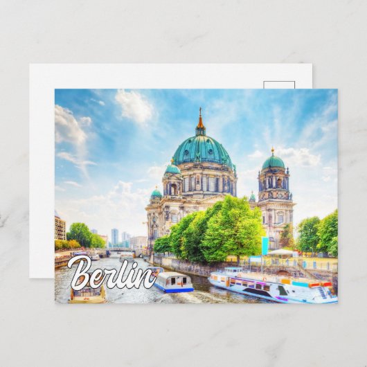 Stad Berlijn, Duitsland Briefkaart (Voorkant / Achterkant)