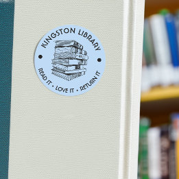 Stad Bibliotheek Lees het, Houd ervan, Breng het t Ronde Sticker