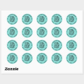 Stad Bibliotheek Lees het, Houd ervan, Geef het te Ronde Sticker (Vel)