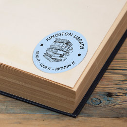 Stad Bibliotheek Lees het, Houd ervan, Geef het te Ronde Sticker