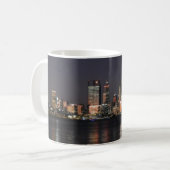 Stad bij Nacht Koffiemok (Voorkant links)