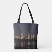 Stad bij Nacht Tote Bag (Achterkant)