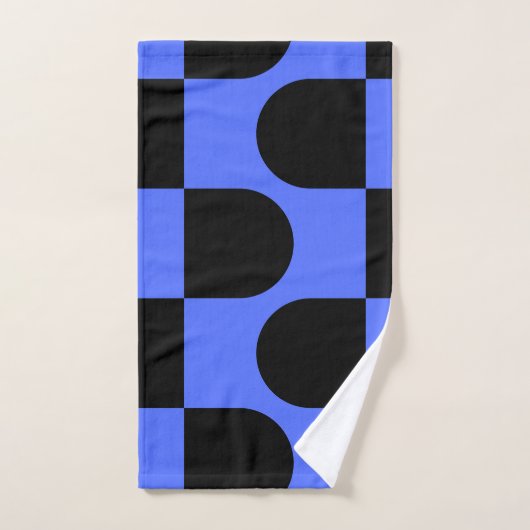 Stad Blauw en wit Bad Handdoek (Handdoek)