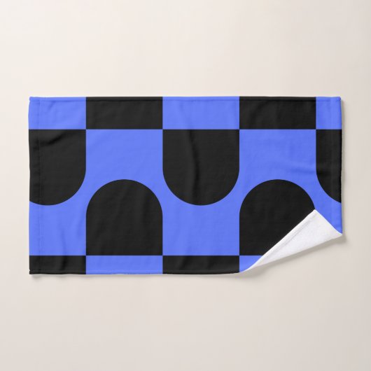 Stad Blauw en wit Bad Handdoek (Handdoek)