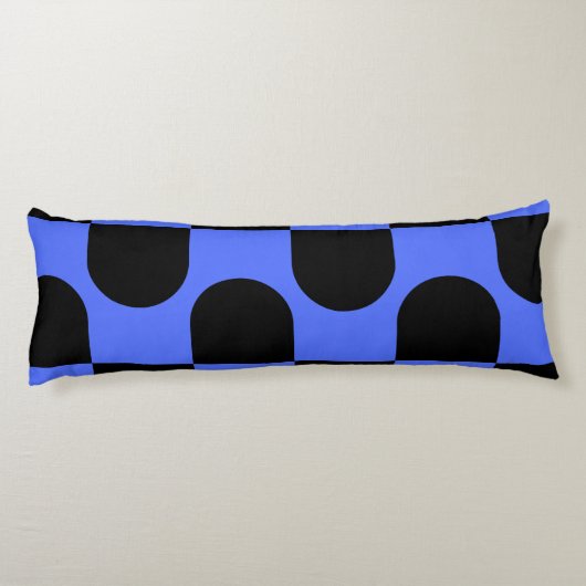 Stad blauw lichaamskussen (Achterkant)
