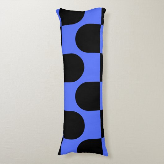 Stad blauw lichaamskussen (Voorkant Verticaal)