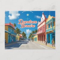 Stad Bonaire ansichtkaart