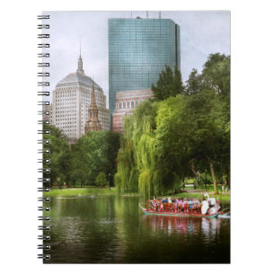Stad - Boston Ma - Boston openbare tuin Notitieboek