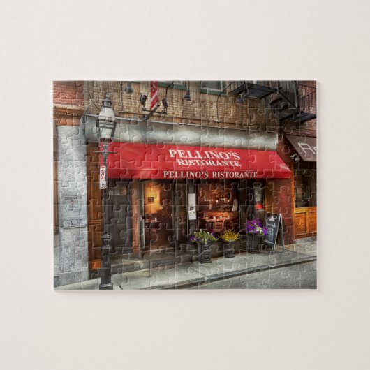 Stad - Boston, MA - Pellino's Ristorante Legpuzzel (Horizontaal)