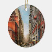 Stad - Boston MA - State St 1905 Keramisch Ornament (Links)