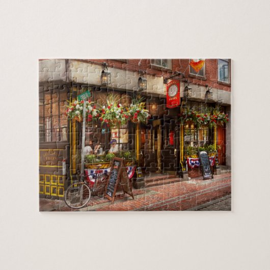 Stad - Boston MA - The Green Dragon Tavern Legpuzzel (Horizontaal)