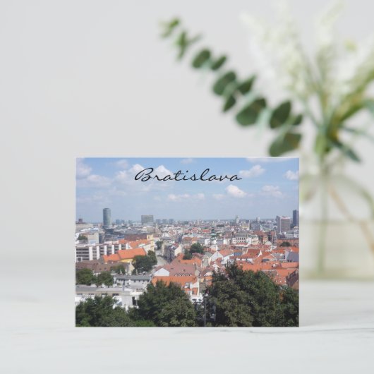 stad bratislava briefkaart (Staand voorkant)